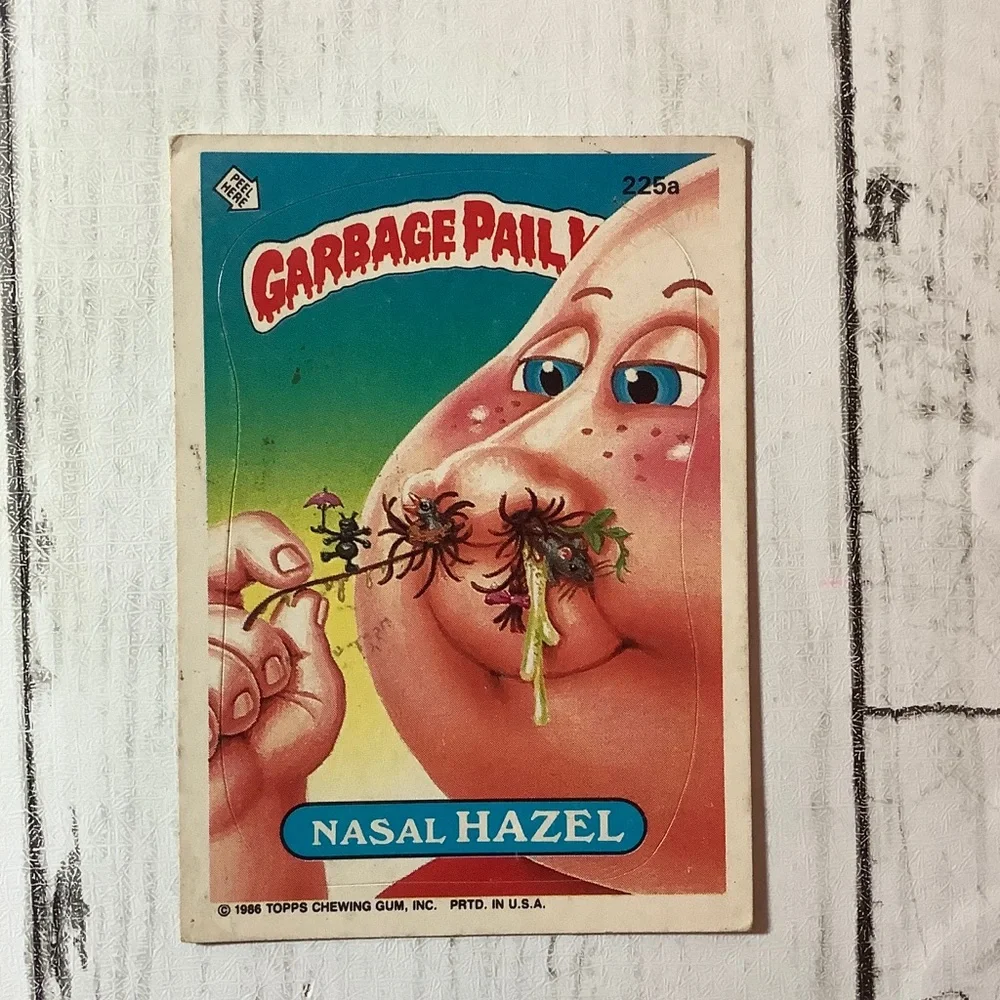 1986 Topps Garbage Pail Kids Series #225a NASAL HAZEL